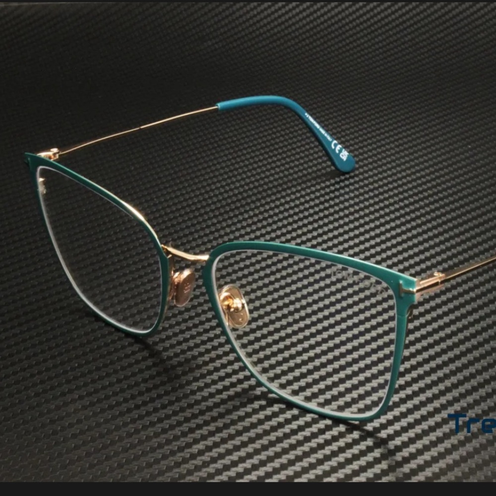 TOM FORD turquoise metal frames (no prescription)